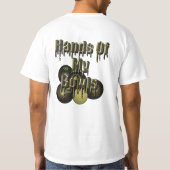 Funny Hands van m'n grassteentjes.. T-shirt (Achterkant)