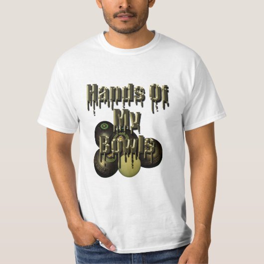 Funny Hands van m'n grassteentjes.. T-shirt (Voorkant)