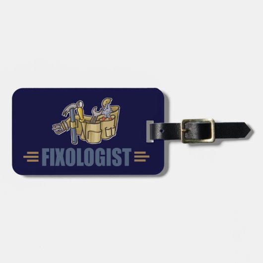 Funny Handyman Bagagelabel (Voorkant horizontaal)