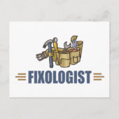 Funny Handyman Briefkaart (Voorkant)