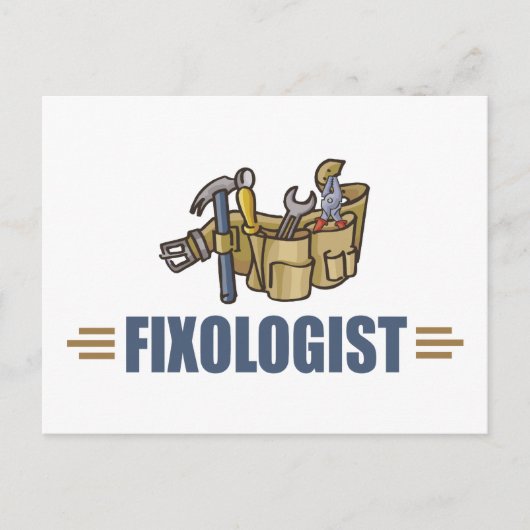 Funny Handyman Briefkaart (Voorkant)