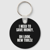 Funny Handyman Dad Humor Oh Look, New Tools Sleutelhanger (Voorkant)