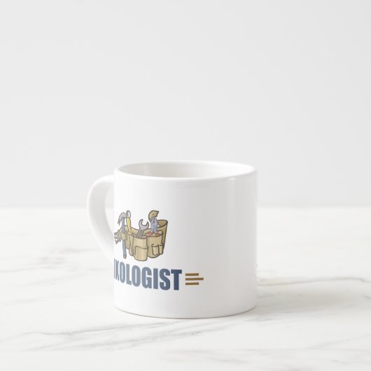 Funny Handyman Espresso Kop (Links)