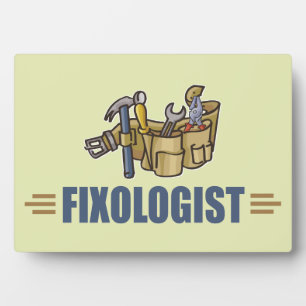 Funny Handyman Fotoplaat