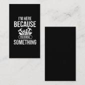 Funny Handyman Hero Craftsman Repair Humor Visitekaartje (Voorkant / Achterkant)