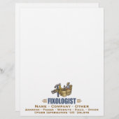 Funny Handyman Humoureuze FIXOLOGIST (Voorkant / Achterkant)