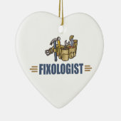 Funny Handyman Keramisch Ornament (Rechts)