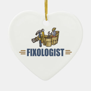 Funny Handyman Keramisch Ornament