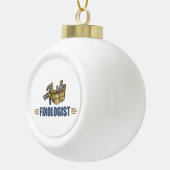 Funny Handyman Keramische Bal Ornament (Rechts)