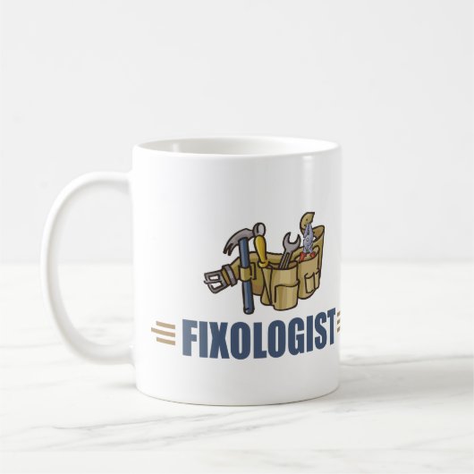 Funny Handyman Koffiemok (Links)