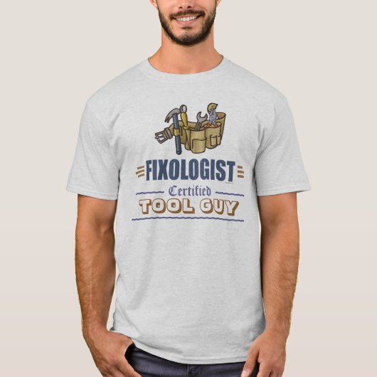 Funny Handyman T-shirt (Voorkant)