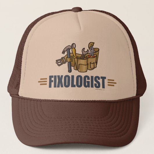 Funny Handyman Trucker Pet (Voorkant)