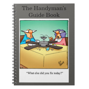 Funny Handyman's Guide Notitieboek Gift
