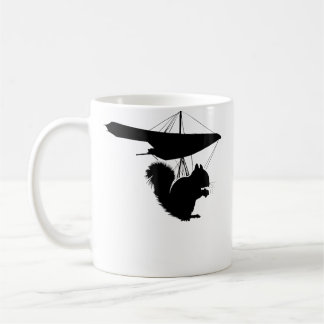 Funny Hang Glider Squirrel Hang Gliding Squirrel Koffiemok