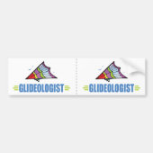 Funny Hang Gliding Bumpersticker (Voorkant)