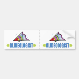 Funny Hang Gliding Bumpersticker