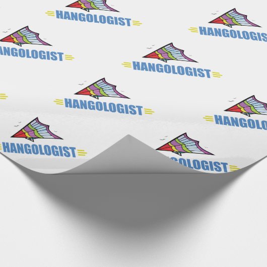 Funny Hang Gliding Cadeaupapier (Hoek)