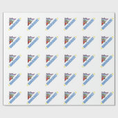 Funny Hang Gliding Cadeaupapier (Vlak)