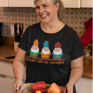 Funny Hangin met mijn gnomen Tri-Blend Shirt