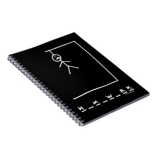 Funny Hangman Homework Notitieboek