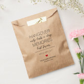 Funny Hangover Kit Wedding Recovery Kit Favor Bag Bedankzakje (Gezegeld)