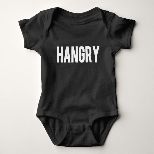 Funny Hangry baby Romper (Voorkant)