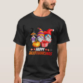Funny Hanksmas Gnomes Happy Hallowthanksmas T-shirt (Voorkant)