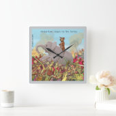 Funny Hannibal de veroveraar Wall klok (Huis)