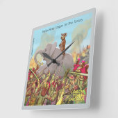 Funny Hannibal de veroveraar Wall klok (Hoek)