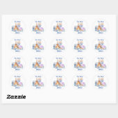 Funny Hanukkah Covid Waterverf Quarantine 2020 Ronde Sticker (Vel)