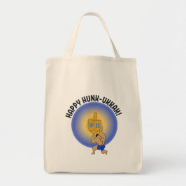 Funny Hanukkah Hunk Holiday Tote Bag