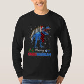 Funny Hanukkah Shirt Dinosaur Stegosaurus Dino (Voorkant)