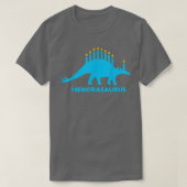 Funny Hanukkah Shirt Dinosaurus Dino Men (Design voorkant)