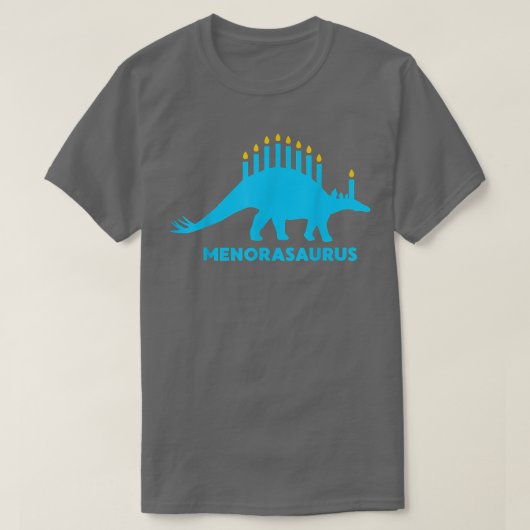 Funny Hanukkah Shirt Dinosaurus Dino Men (Design voorkant)