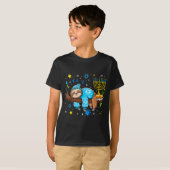 Funny Hanukkah Sloth Jewish Chanukah Sleeng Hanukk T-shirt (Voorkant volledig)