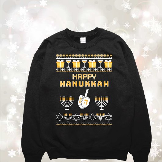 Funny Hanukkah Ugly Sweatshirt