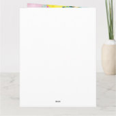 Funny Happy Belated Birthday Kaart (Achterkant)