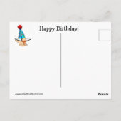 Funny Happy Birthday Briefkaart (Achterkant)