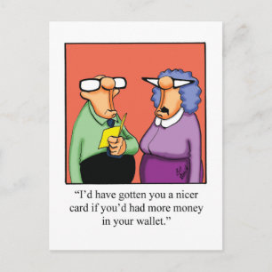 Funny Happy Birthday Briefkaart