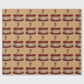 Funny Happy Birthday Camel Cadeaupapier (Vlak)