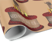 Funny Happy Birthday Camel Cadeaupapier (Rol Hoek)