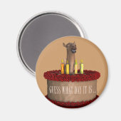 Funny Happy Birthday Camel Magneet (Voorkant / Achterkant)