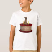 Funny Happy Birthday Camel T-shirt (Voorkant)