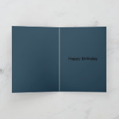 Funny Happy Birthday card for anglers Kaart (Binnen)