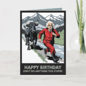 Funny Happy Birthday Card Kaart (Voorkant)