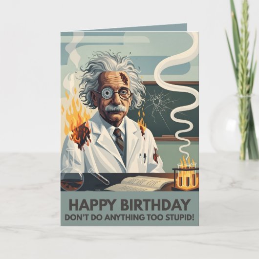 Funny Happy Birthday Card Kaart (Voorkant)