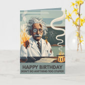 Funny Happy Birthday Card Kaart (Gele Bloem)