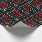 Funny Happy Birthday DIY Age Cadeaupapier (Hoek)