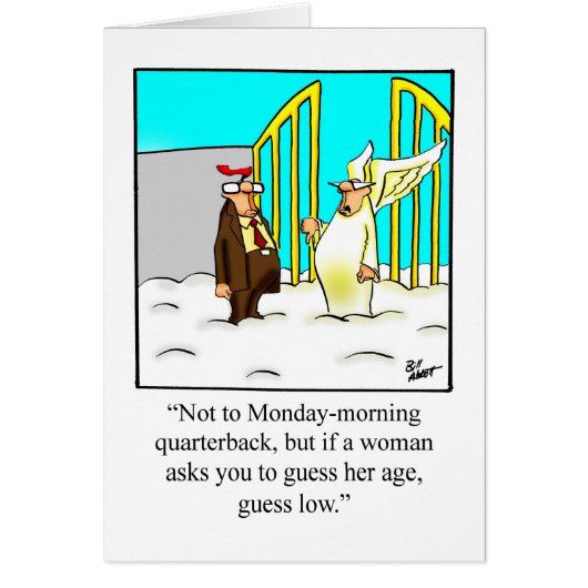 Funny Happy Birthday Humor Wenskaart (Voorkant)