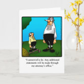 Funny Happy Birthday Humor Wenskaart Kaart (Gele Bloem)